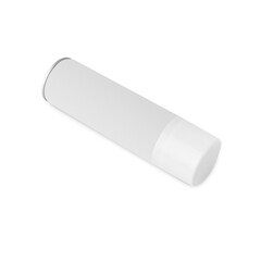 Spray can mockup isolated on white background with clipping path.