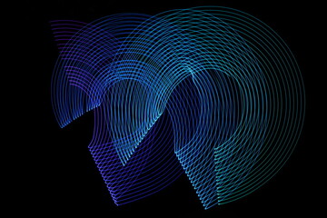 Abstract Lightpainting Background Circles - VISION photography