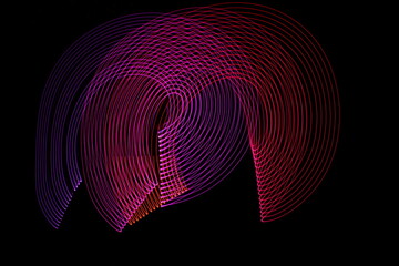 Abstract Lightpainting Background Circles - VISION photography