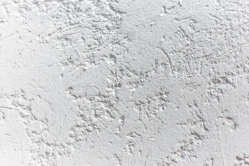 Enduit blanc brossé ecrasé