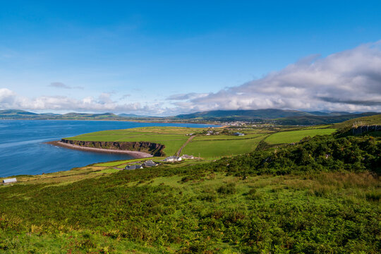 Ballinskelligs Bay with Waterville in the distance