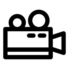 camcorder  vector icon for website, apps and any other project - stock vector