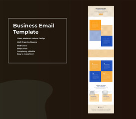 E-commerce E-newsletter email marketing Template Design