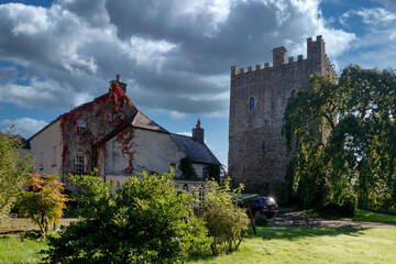 Fototapeta na wymiar View of Ballaghmore Castle in Co.Laois