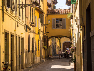 Naklejka premium Italia, Toscana, Firenze, un vicolo del centro.