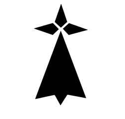 Patte d'hermine, symbole du drapeau breton	