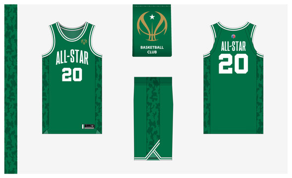 design nba green jersey