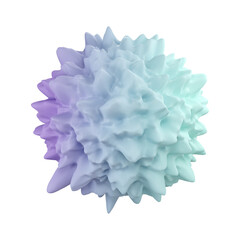 Abstract Organic Shape 3D Rendered