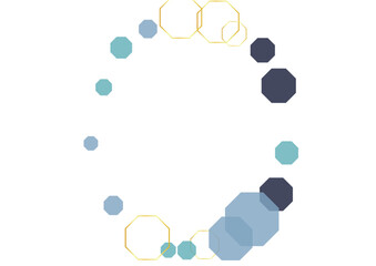Blue-Gray Line Background White Vector. Hexagon Concept Background. Cell Template. Turquoise Cell Tech. Polygon Design.