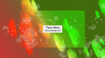 Abstract art floral background vector. Organic shapes, minimal design for text
