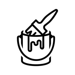 Black line icon for Color