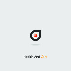 logo icon design directions address shade orange grey health and care back to school trendy luxury eps 10