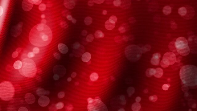 Fabric movable animated background of circles