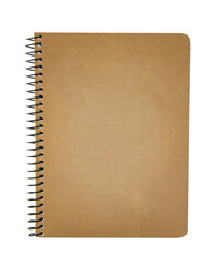 buisness mockup notebook planner isolated on the white background