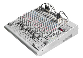 Music mixing console