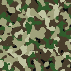 Fototapeta premium Texture military camouflage repeats seamless army green hunting