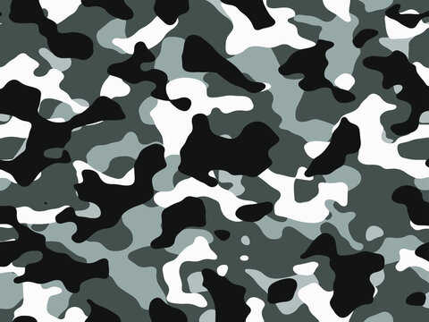 texture military camouflage repeats seamless army black white hunting