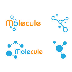 Molecule logo illustration