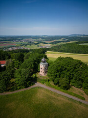 Fototapeta premium Eulenkopfturm Eulenbis