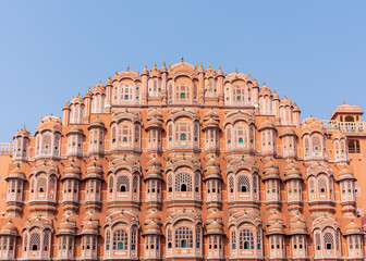 Hawa Mahal (Palace of the Winds) in Jaipur, India.