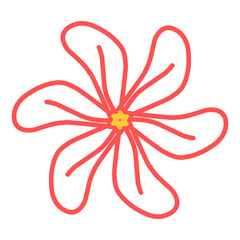 Fototapeta premium Flowers lineart