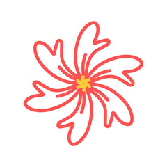 Fototapeta premium Flowers lineart