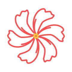 Fototapeta premium Flowers lineart