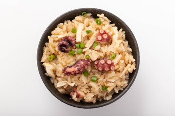 たこ飯　タコの炊き込みご飯