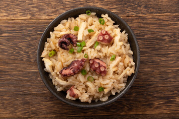 たこ飯　タコの炊き込みご飯