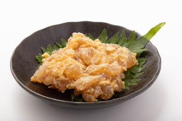 ひらめのなめろう