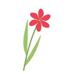 Naklejka premium Red flowers