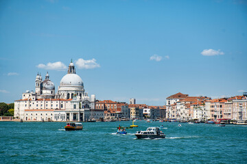 Fototapeta na wymiar Venice, view from the sea, Italy
