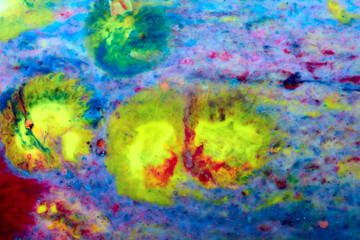 Fototapeta na wymiar abstract painting of bright colors