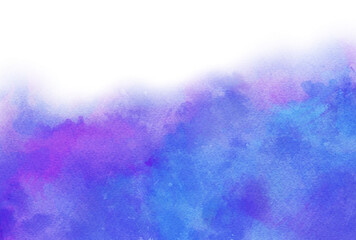 背景素材_水彩テクスチャ_青