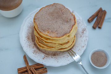 cinnamon pancakes for breakfast