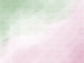 Fototapeta na wymiar ピンクと緑の春色イメージの壁紙、背景