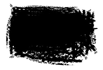 Black blob object on White Background. Vector illustration