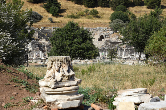 Ruinen in der alen Stadt TEOS in der T&uuml;rkei, Weltkulturerbe