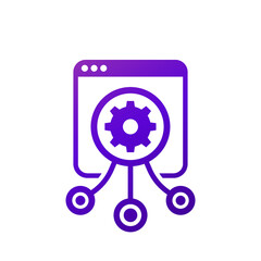 load testing icon, performance test