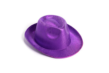 Party carnival hat isolated on white background.