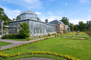 Moorish country house with garden, greenhouse, Zoological-Botanical Garden, Wilhelma, Stuttgart,...