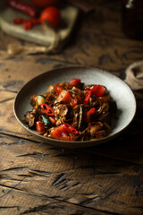 Stir fry noodles with vegetables