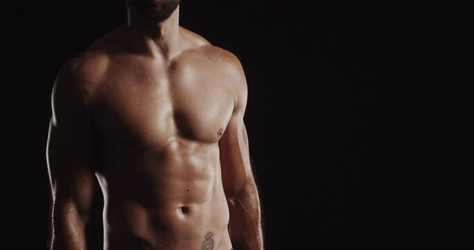 Exercising alone while flexing