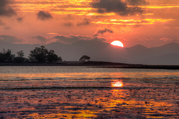 Sunrise in the morning, Phuket, Thailand.