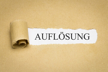 Auflösung