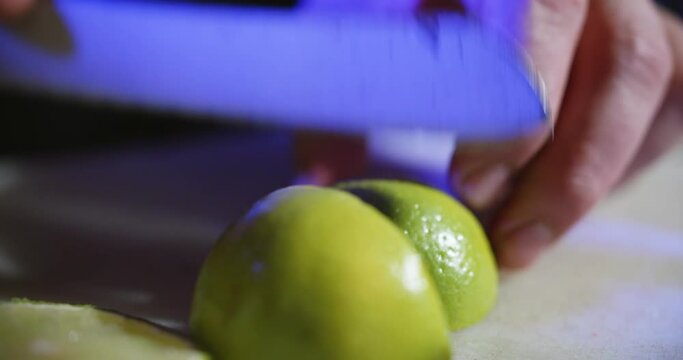 The Bartender Making a Mojito Cocktail