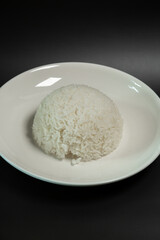 Fototapeta na wymiar Fragrant jasmine rice cooked