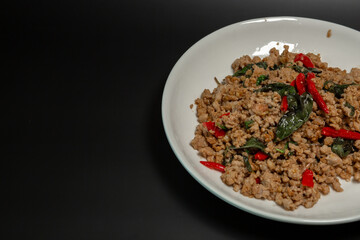 Stir Fried Basil with Minced Pork