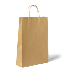 bag paper isolated package brown blank shopping paper bag retail  container sale store gift shop...