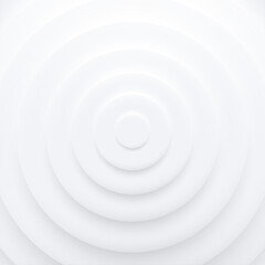 neumorphism style white background with ripple circle style